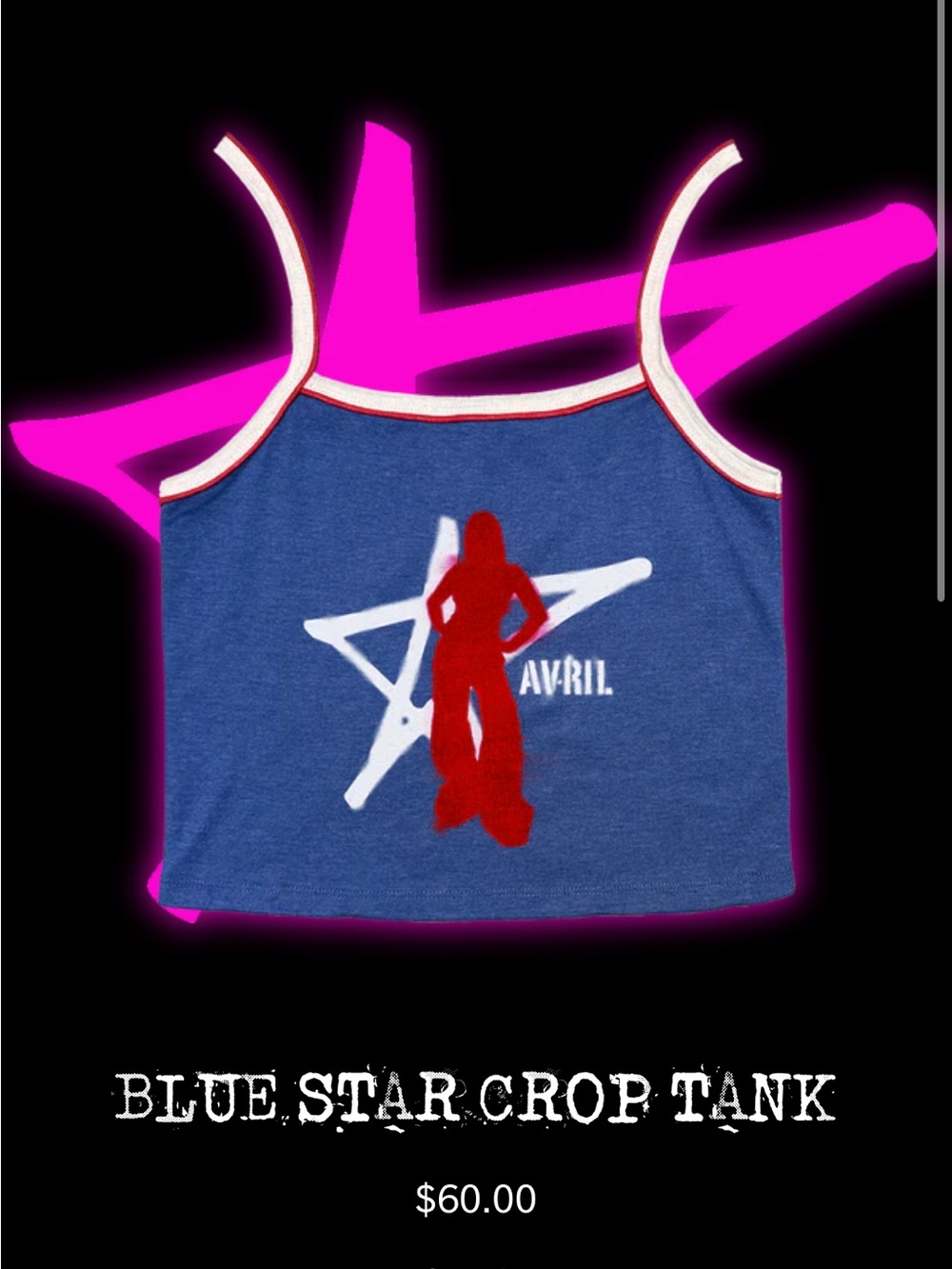 Avril Lavigne Crop Tank